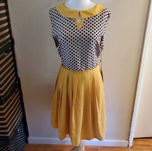 ModCloth Dear Creatures 1x Dress Polka Dot